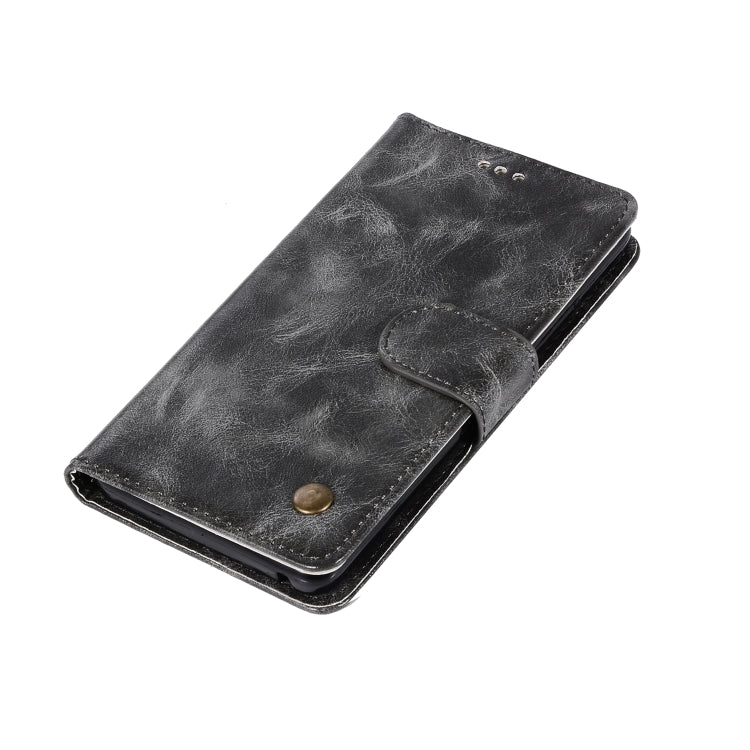 For Lenovo A6000 Retro Copper Button Crazy Horse Horizontal Flip PU Leather Case with Holder & Card Slots & Wallet & Lanyard