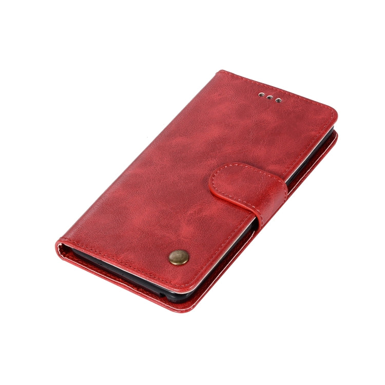 For Lenovo A6000 Retro Copper Button Crazy Horse Horizontal Flip PU Leather Case with Holder & Card Slots & Wallet & Lanyard
