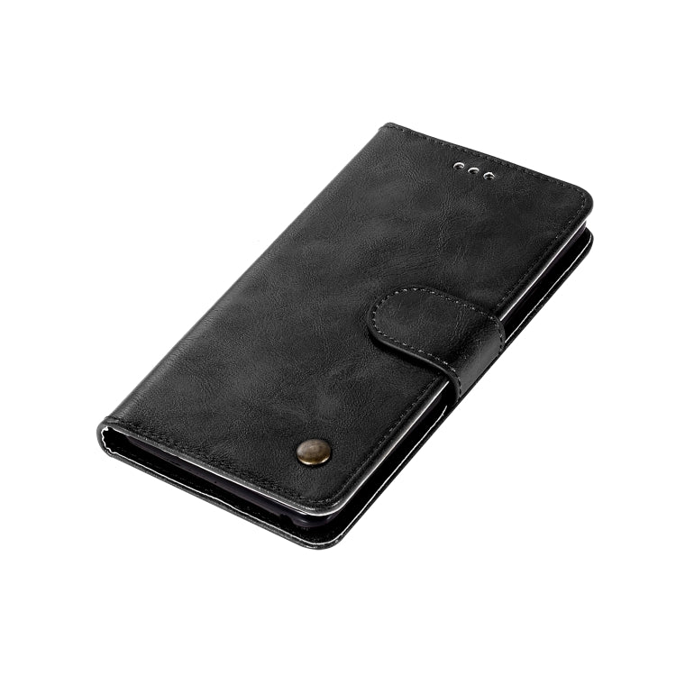 For Lenovo A6000 Retro Copper Button Crazy Horse Horizontal Flip PU Leather Case with Holder & Card Slots & Wallet & Lanyard