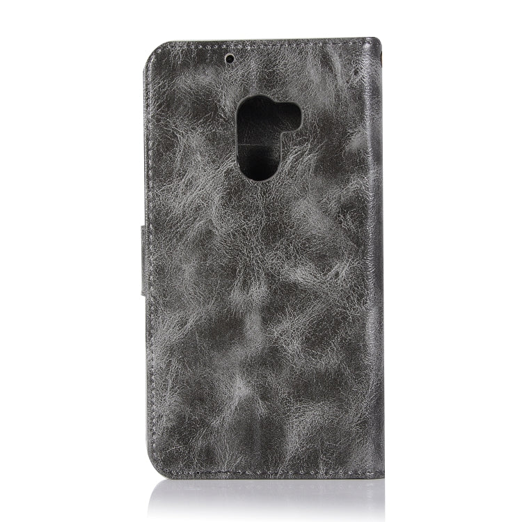 For Lenovo A7010 Retro Copper Button Crazy Horse Horizontal Flip PU Leather Case with Holder & Card Slots & Wallet & Lanyard