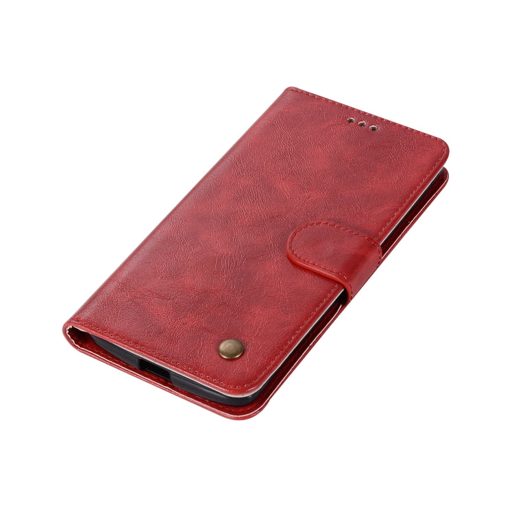 For Lenovo A7010 Retro Copper Button Crazy Horse Horizontal Flip PU Leather Case with Holder & Card Slots & Wallet & Lanyard