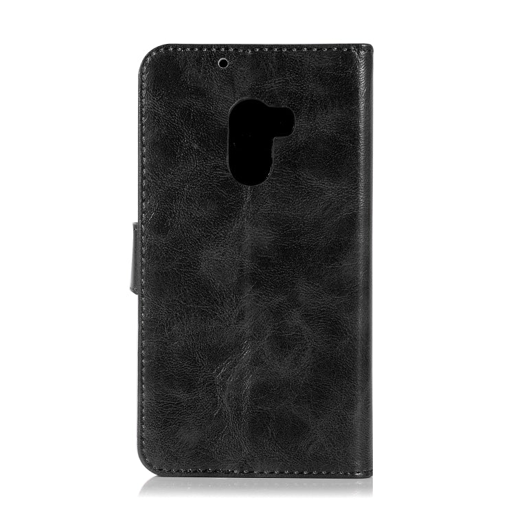 For Lenovo A7010 Retro Copper Button Crazy Horse Horizontal Flip PU Leather Case with Holder & Card Slots & Wallet & Lanyard