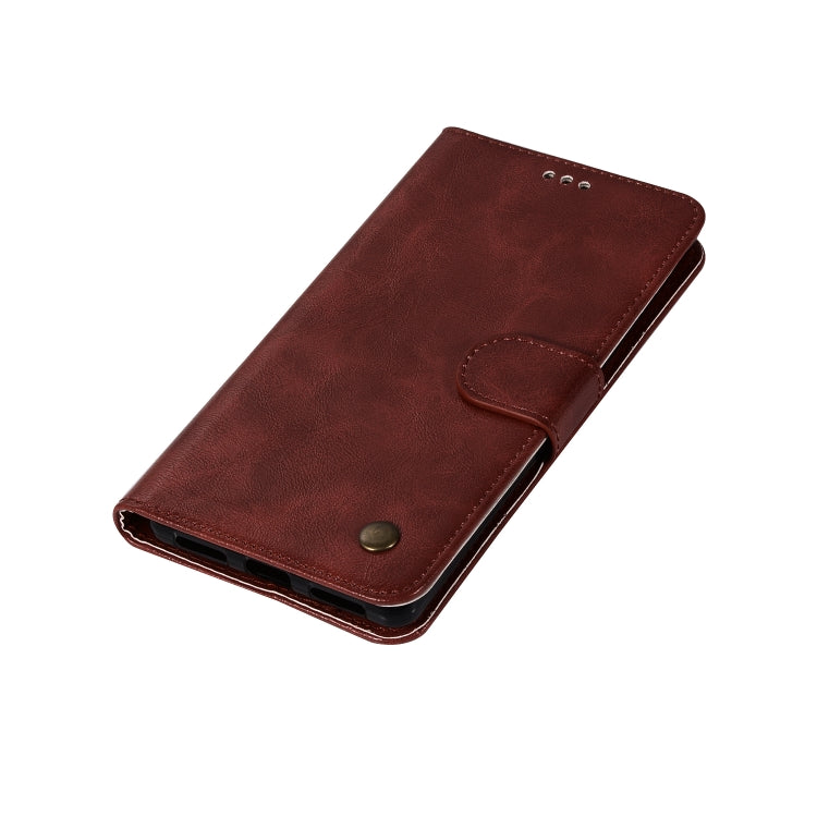 For Lenovo K8 Note Retro Copper Button Crazy Horse Horizontal Flip PU Leather Case with Holder & Card Slots & Wallet & Lanyard
