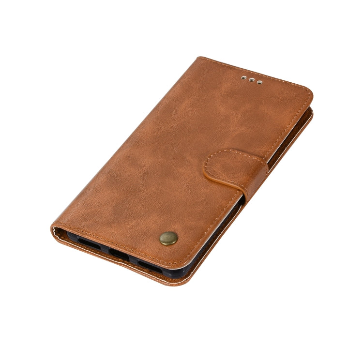 For Lenovo K8 Note Retro Copper Button Crazy Horse Horizontal Flip PU Leather Case with Holder & Card Slots & Wallet & Lanyard