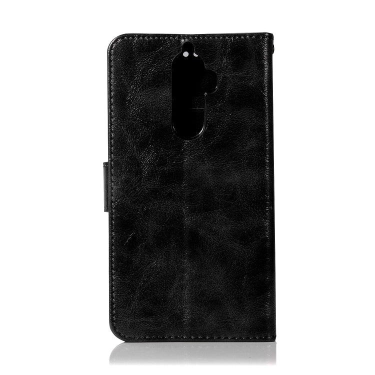 For Lenovo K8 Note Retro Copper Button Crazy Horse Horizontal Flip PU Leather Case with Holder & Card Slots & Wallet & Lanyard