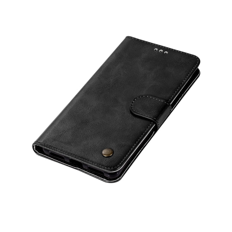 For Lenovo K8 Note Retro Copper Button Crazy Horse Horizontal Flip PU Leather Case with Holder & Card Slots & Wallet & Lanyard
