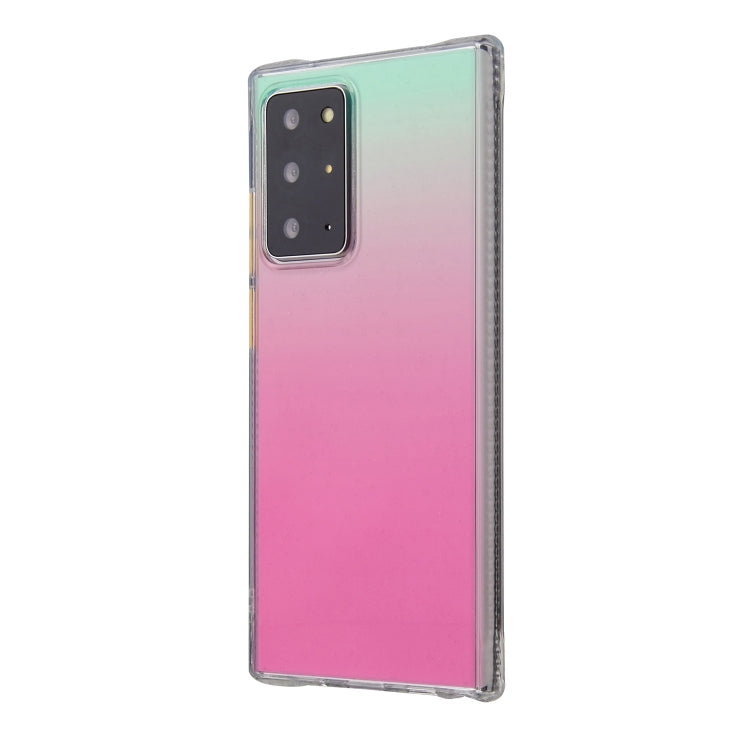 For Samsung Galaxy Note20 Ultra Gradient Shockproof TPU + Acrylic Case with Detachable Buttons