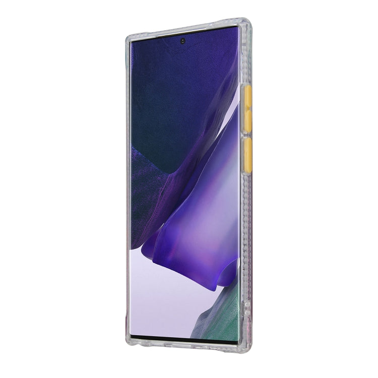 For Samsung Galaxy Note20 Ultra Gradient Shockproof TPU + Acrylic Case with Detachable Buttons