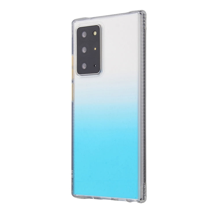 For Samsung Galaxy Note20 Ultra Gradient Shockproof TPU + Acrylic Case with Detachable Buttons