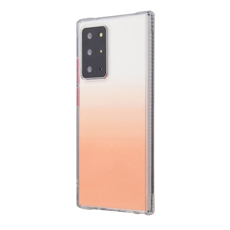 For Samsung Galaxy Note20 Ultra Gradient Shockproof TPU + Acrylic Case with Detachable Buttons