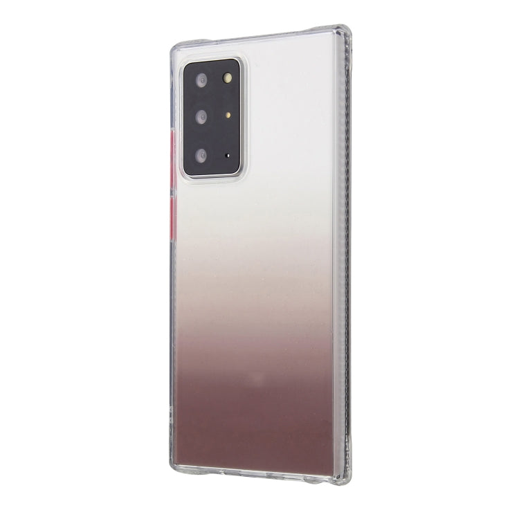 For Samsung Galaxy Note20 Ultra Gradient Shockproof TPU + Acrylic Case with Detachable Buttons