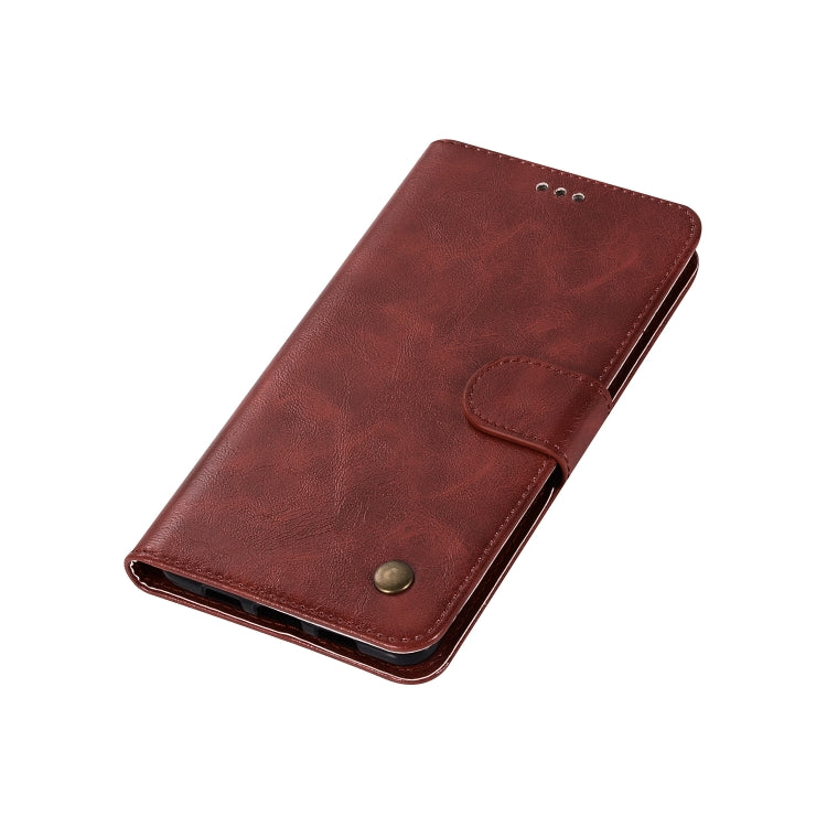 For Lenovo Vibe P2 Retro Copper Button Crazy Horse Horizontal Flip PU Leather Case with Holder & Card Slots & Wallet & Lanyard