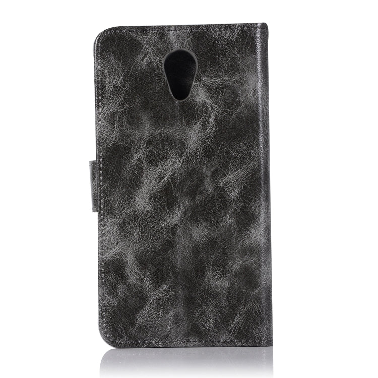For Lenovo Vibe P2 Retro Copper Button Crazy Horse Horizontal Flip PU Leather Case with Holder & Card Slots & Wallet & Lanyard