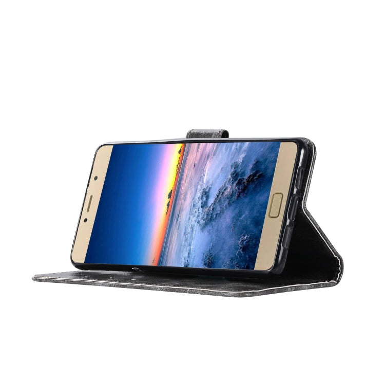 For Lenovo Vibe P2 Retro Copper Button Crazy Horse Horizontal Flip PU Leather Case with Holder & Card Slots & Wallet & Lanyard