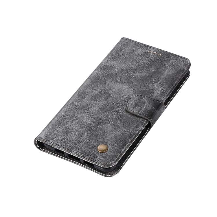 For Lenovo Vibe P2 Retro Copper Button Crazy Horse Horizontal Flip PU Leather Case with Holder & Card Slots & Wallet & Lanyard