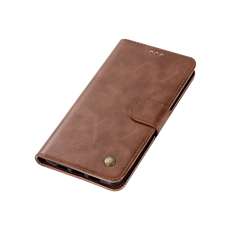 For Lenovo Vibe P2 Retro Copper Button Crazy Horse Horizontal Flip PU Leather Case with Holder & Card Slots & Wallet & Lanyard
