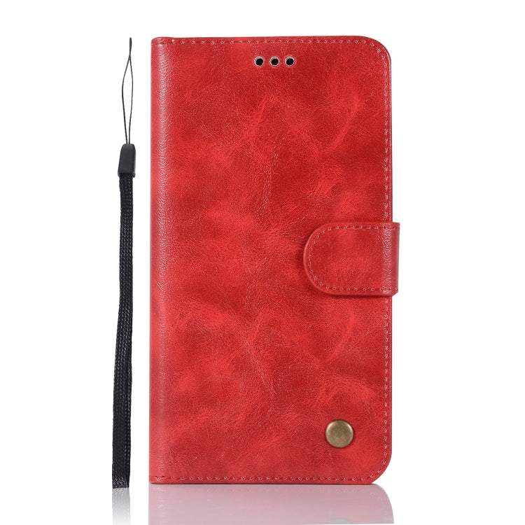 For Lenovo Vibe P2 Retro Copper Button Crazy Horse Horizontal Flip PU Leather Case with Holder & Card Slots & Wallet & Lanyard