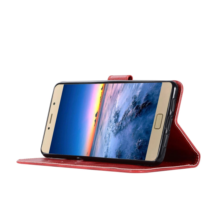 For Lenovo Vibe P2 Retro Copper Button Crazy Horse Horizontal Flip PU Leather Case with Holder & Card Slots & Wallet & Lanyard