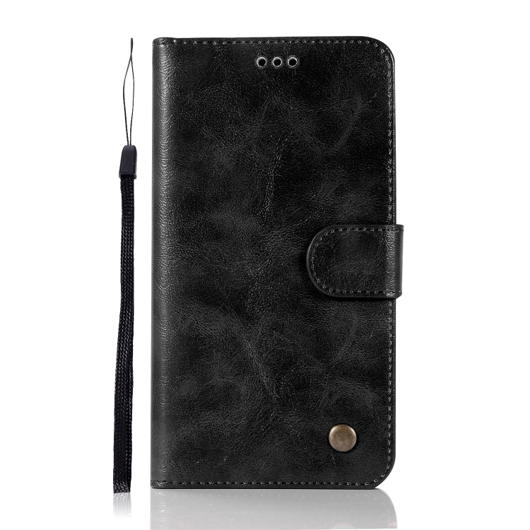 For Lenovo Vibe P2 Retro Copper Button Crazy Horse Horizontal Flip PU Leather Case with Holder & Card Slots & Wallet & Lanyard