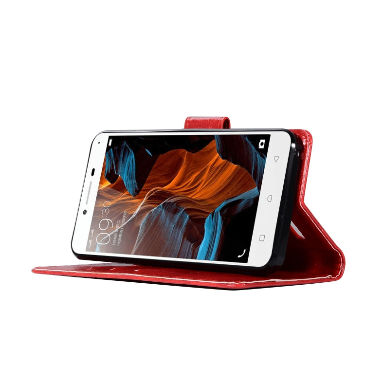For Lenovo Lemon 3 Retro Copper Button Crazy Horse Horizontal Flip PU Leather Case with Holder & Card Slots & Wallet & Lanyard