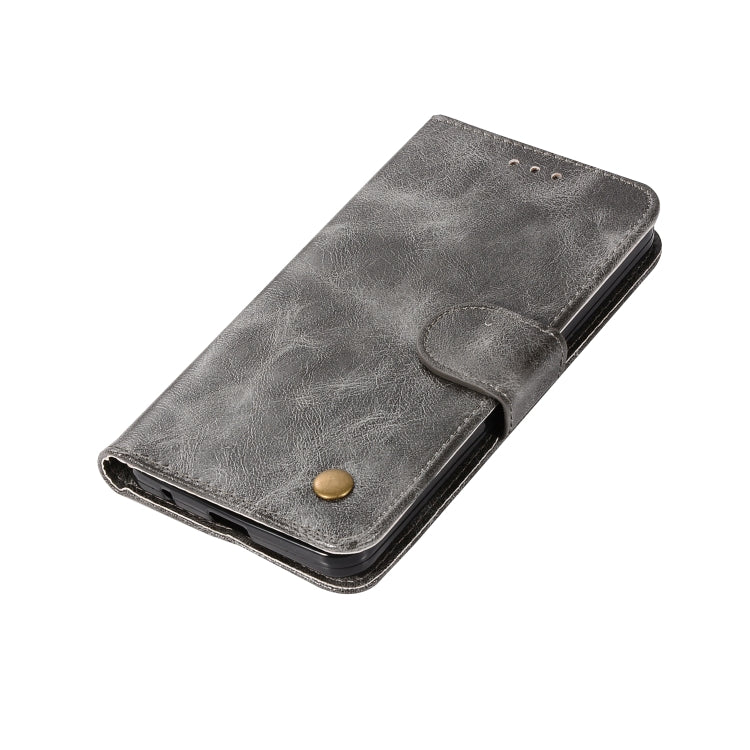 For ZTE V6 Plus / V7 Lite Retro Copper Button Crazy Horse Horizontal Flip PU Leather Case with Holder & Card Slots & Wallet & Lanyard