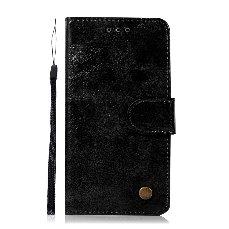For ZTE V6 Plus / V7 Lite Retro Copper Button Crazy Horse Horizontal Flip PU Leather Case with Holder & Card Slots & Wallet & Lanyard