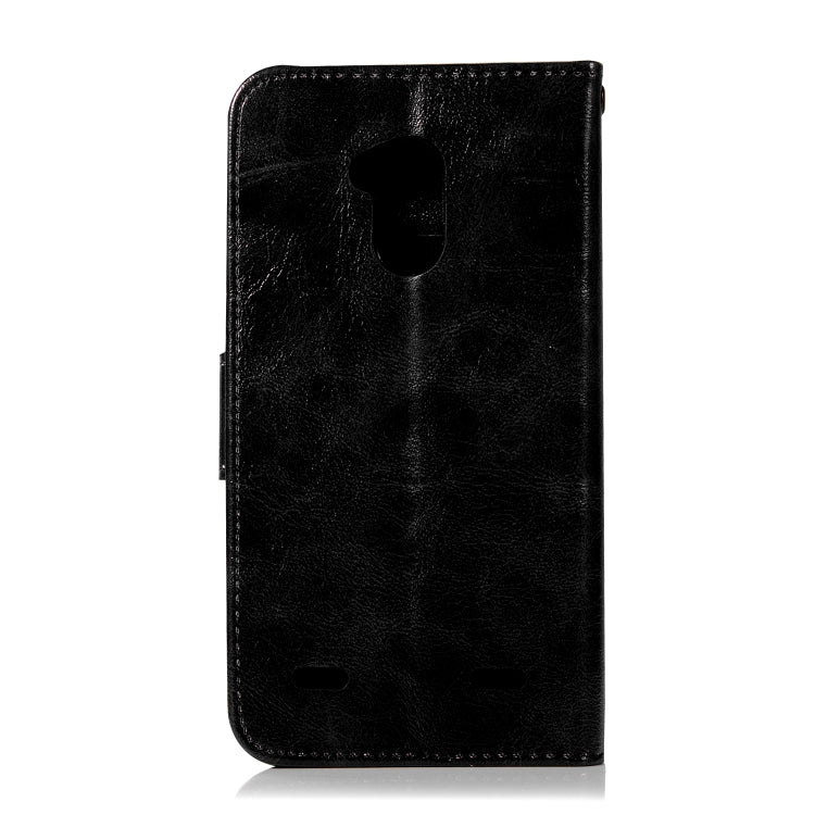 For ZTE V6 Plus / V7 Lite Retro Copper Button Crazy Horse Horizontal Flip PU Leather Case with Holder & Card Slots & Wallet & Lanyard