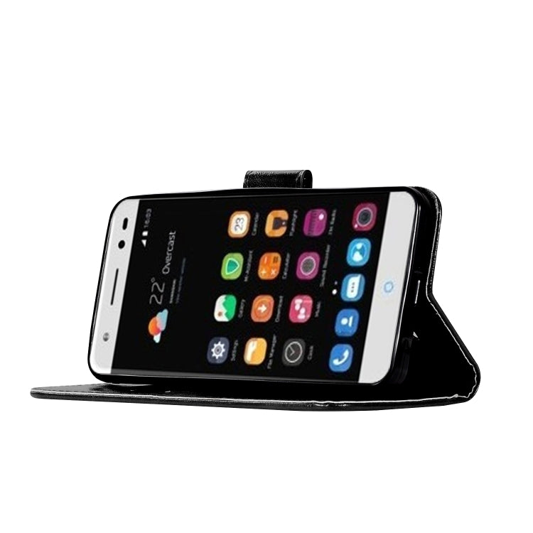 For ZTE V6 Plus / V7 Lite Retro Copper Button Crazy Horse Horizontal Flip PU Leather Case with Holder & Card Slots & Wallet & Lanyard