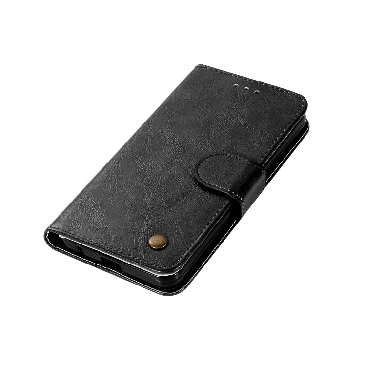 For ZTE V6 Plus / V7 Lite Retro Copper Button Crazy Horse Horizontal Flip PU Leather Case with Holder & Card Slots & Wallet & Lanyard