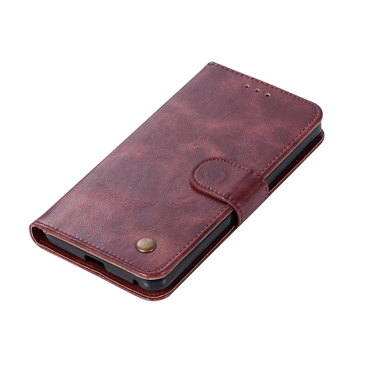 For ZTE N9132 Retro Copper Button Crazy Horse Horizontal Flip PU Leather Case with Holder & Card Slots & Wallet & Lanyard