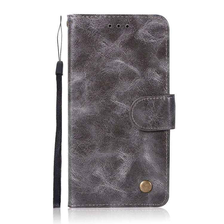 For ZTE N9132 Retro Copper Button Crazy Horse Horizontal Flip PU Leather Case with Holder & Card Slots & Wallet & Lanyard