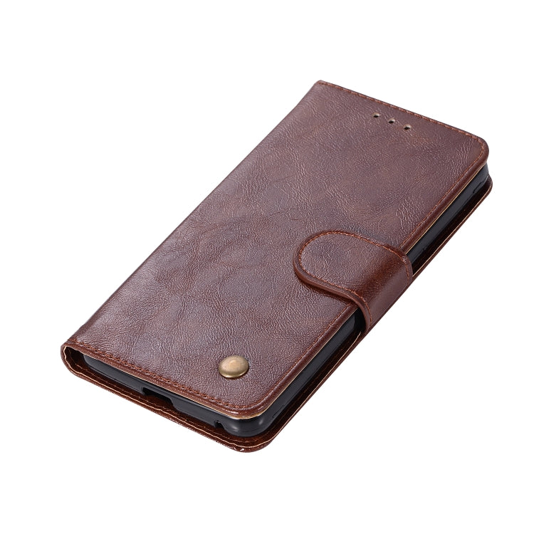 For ZTE N9132 Retro Copper Button Crazy Horse Horizontal Flip PU Leather Case with Holder & Card Slots & Wallet & Lanyard
