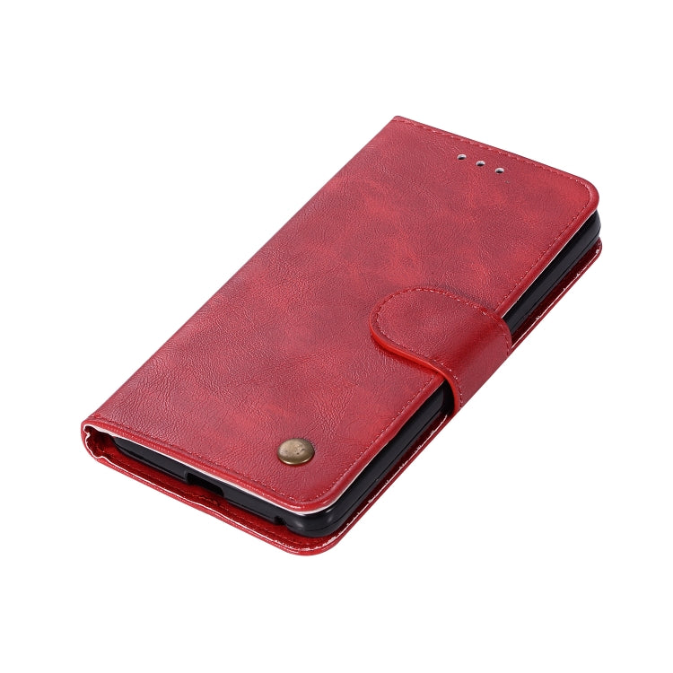 For ZTE N9132 Retro Copper Button Crazy Horse Horizontal Flip PU Leather Case with Holder & Card Slots & Wallet & Lanyard