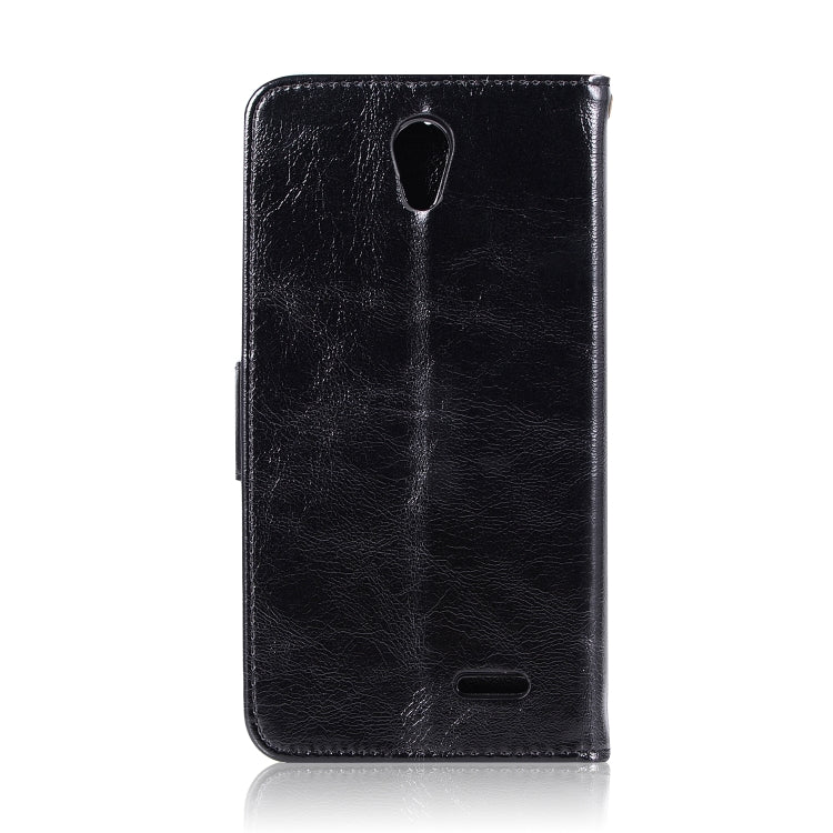 For ZTE N9132 Retro Copper Button Crazy Horse Horizontal Flip PU Leather Case with Holder & Card Slots & Wallet & Lanyard