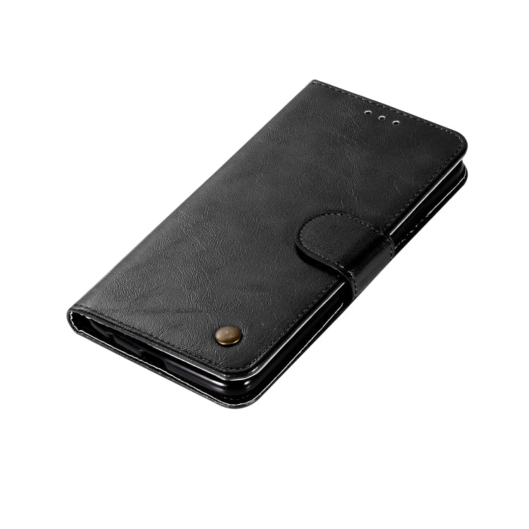 For ZTE AXON7 Retro Copper Button Crazy Horse Horizontal Flip PU Leather Case with Holder & Card Slots & Wallet & Lanyard