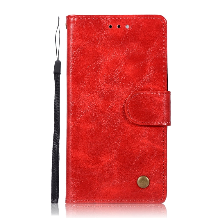 For ZTE N9137 Retro Copper Button Crazy Horse Horizontal Flip PU Leather Case with Holder & Card Slots & Wallet & Lanyard