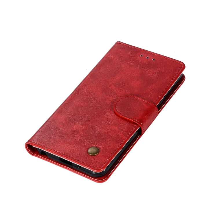 For ZTE N9137 Retro Copper Button Crazy Horse Horizontal Flip PU Leather Case with Holder & Card Slots & Wallet & Lanyard