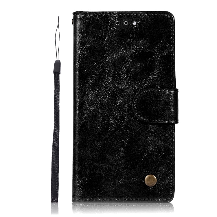 For ZTE N9137 Retro Copper Button Crazy Horse Horizontal Flip PU Leather Case with Holder & Card Slots & Wallet & Lanyard