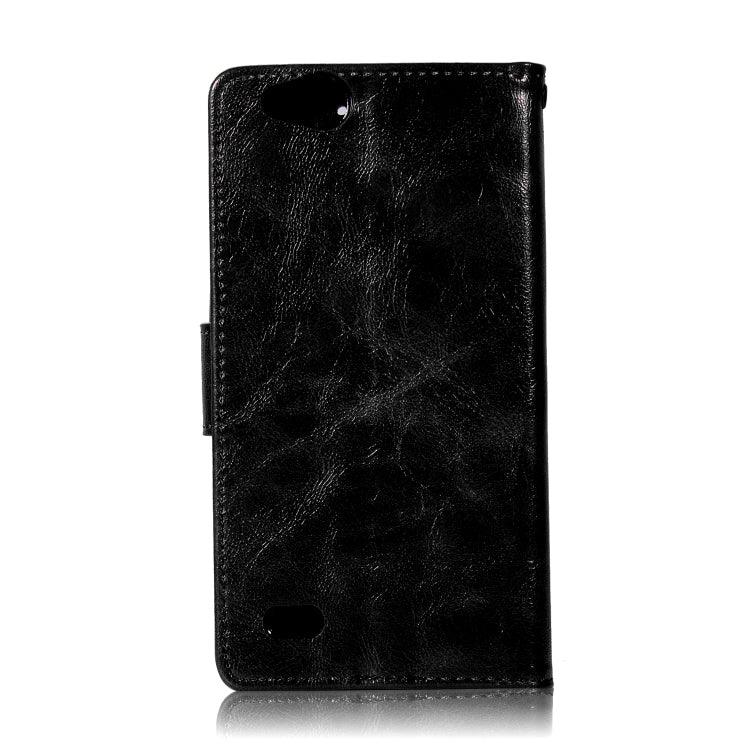For ZTE N9137 Retro Copper Button Crazy Horse Horizontal Flip PU Leather Case with Holder & Card Slots & Wallet & Lanyard