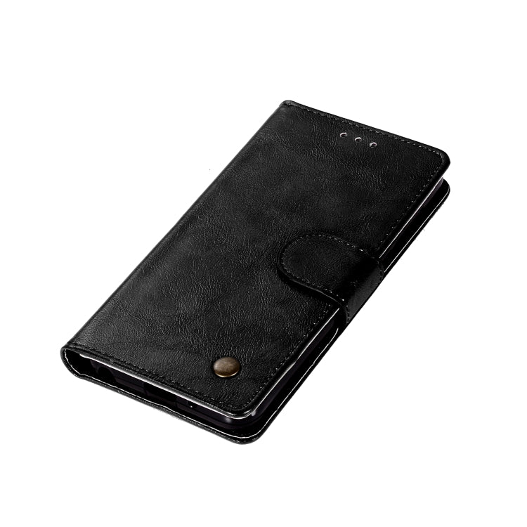 For ZTE N9137 Retro Copper Button Crazy Horse Horizontal Flip PU Leather Case with Holder & Card Slots & Wallet & Lanyard