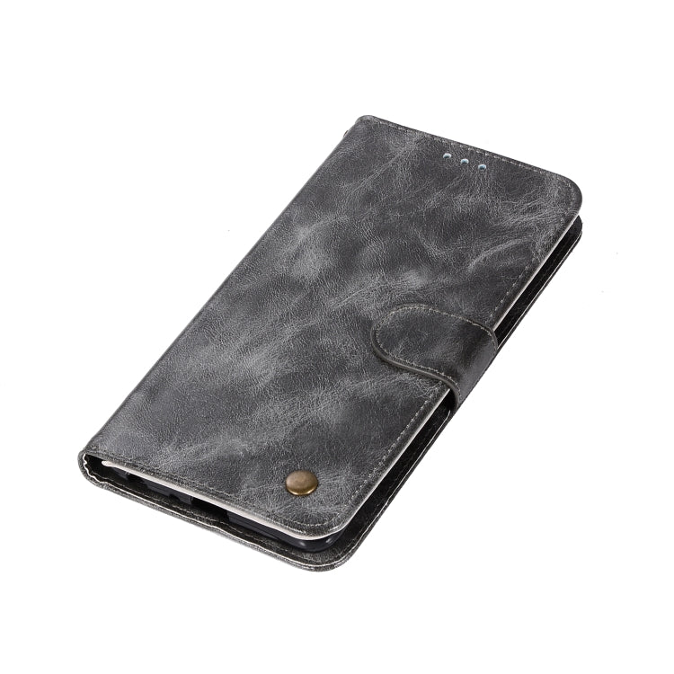 For  ZTE Blade Z Max / Z982 Retro Copper Button Crazy Horse Horizontal Flip PU Leather Case with Holder & Card Slots & Wallet & Lanyard