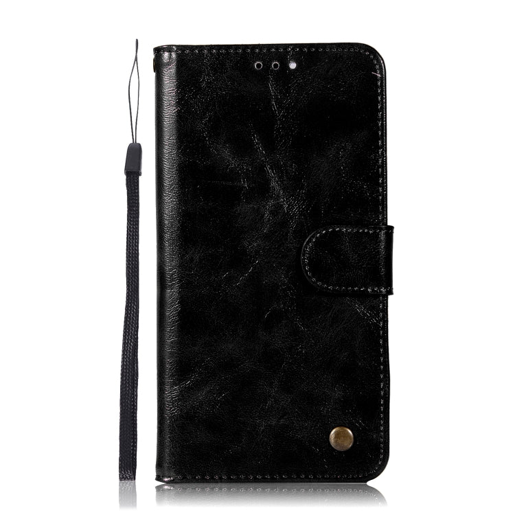 For  ZTE Blade Z Max / Z982 Retro Copper Button Crazy Horse Horizontal Flip PU Leather Case with Holder & Card Slots & Wallet & Lanyard