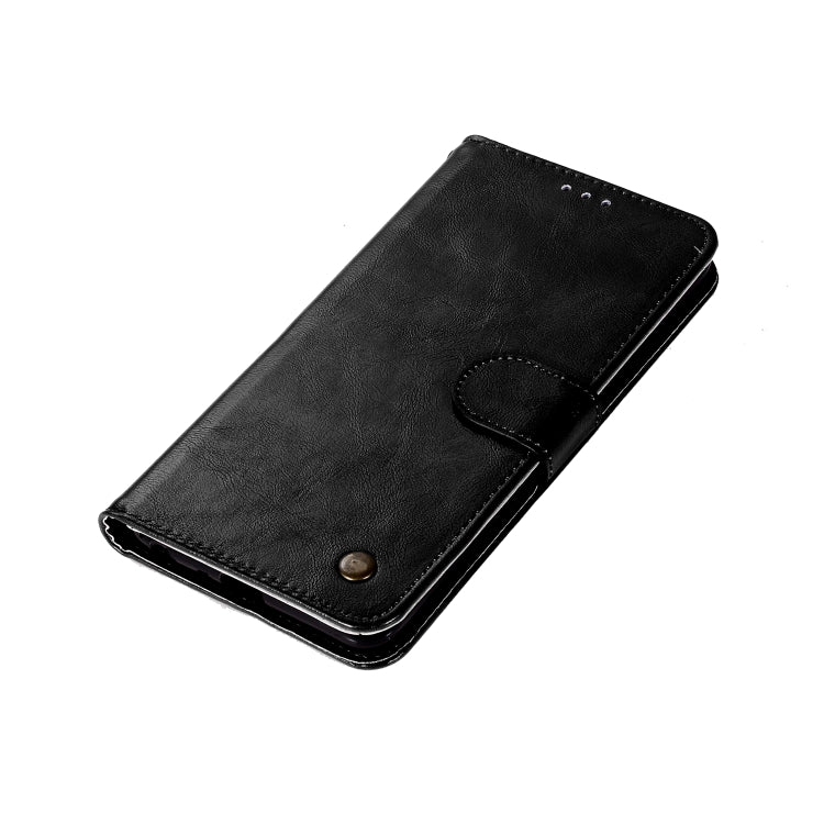 For  ZTE Blade Z Max / Z982 Retro Copper Button Crazy Horse Horizontal Flip PU Leather Case with Holder & Card Slots & Wallet & Lanyard