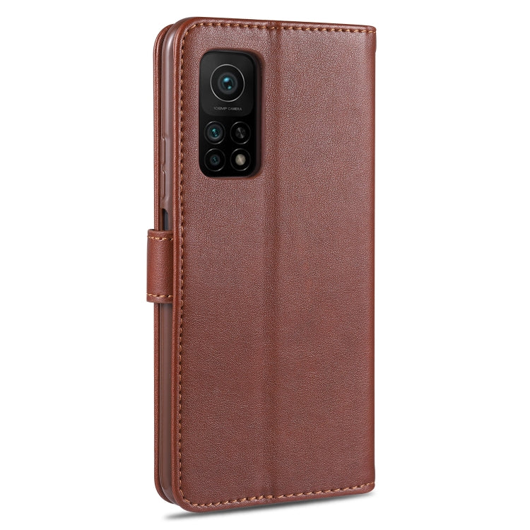 For Xiaomi Mi 10T 5G AZNS Sheepskin Texture Horizontal Flip Leather Case with Holder & Card Slots & Wallet