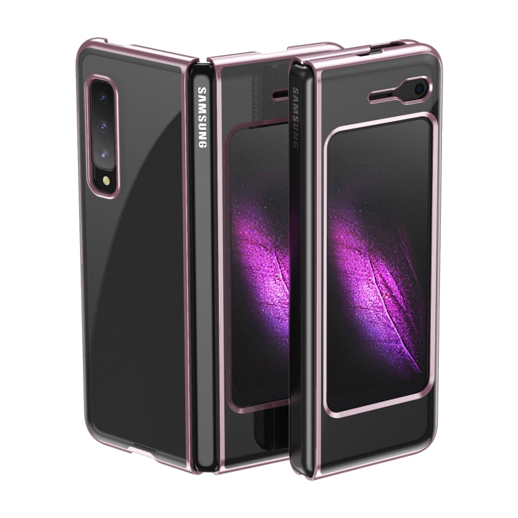 For Samsung Galaxy Fold 5G / Fold 4G Ultra-thin Electroplated Transparent Folding Case