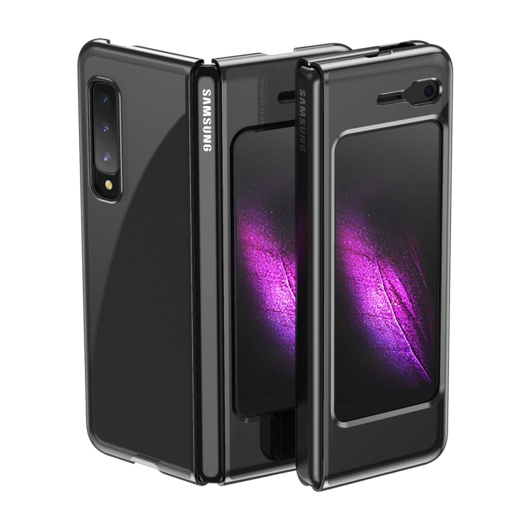For Samsung Galaxy Fold 5G / Fold 4G Ultra-thin Electroplated Transparent Folding Case