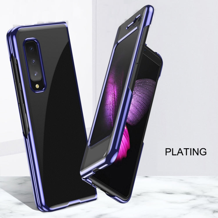 For Samsung Galaxy Fold 5G / Fold 4G Ultra-thin Electroplated Transparent Folding Case