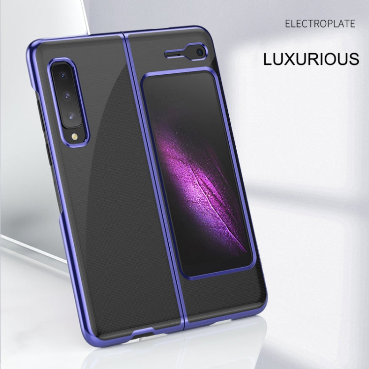 For Samsung Galaxy Fold 5G / Fold 4G Ultra-thin Electroplated Transparent Folding Case