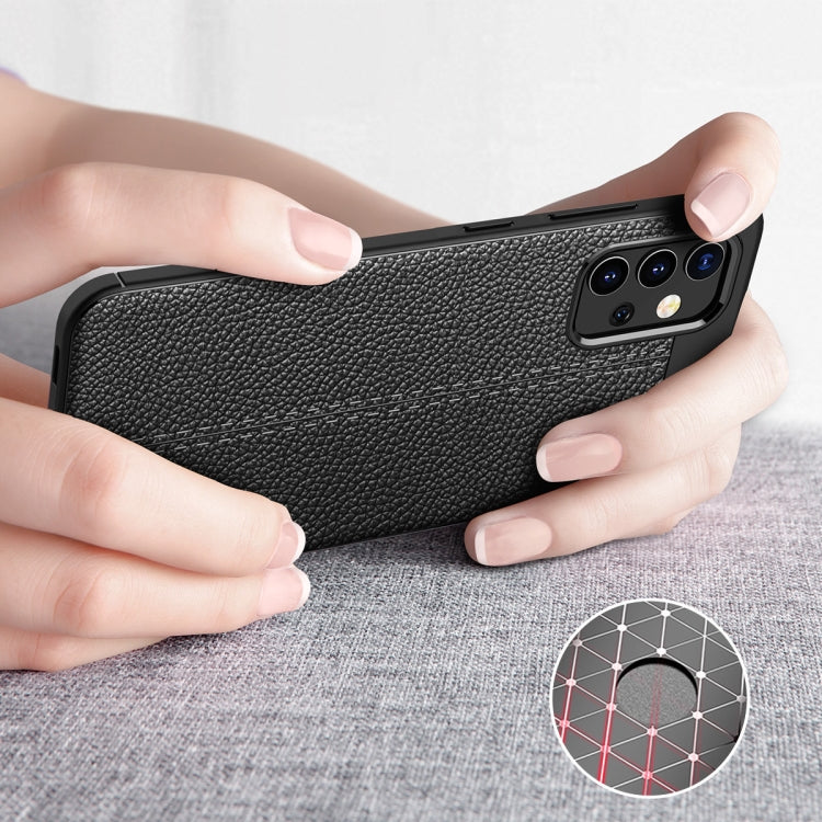 For Samsung Galaxy A32 4G Litchi Texture TPU Shockproof Case