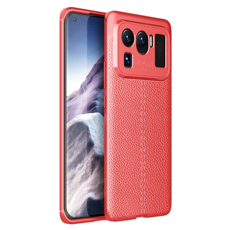 For Xiaomi Mi 11 Ultra Litchi Texture TPU Shockproof Case